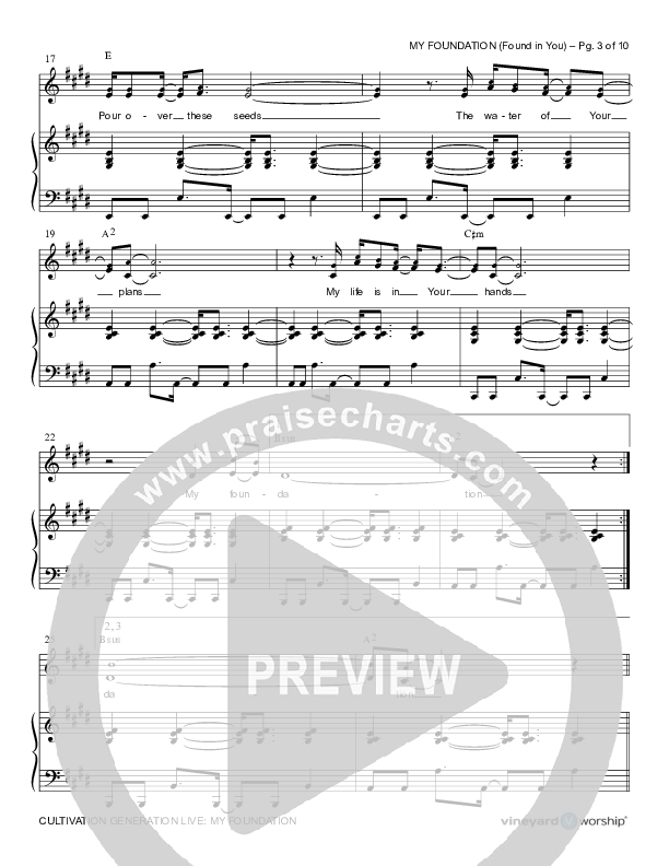 My Foundation (Found In You) Lead & Piano (Cultivation Generation)