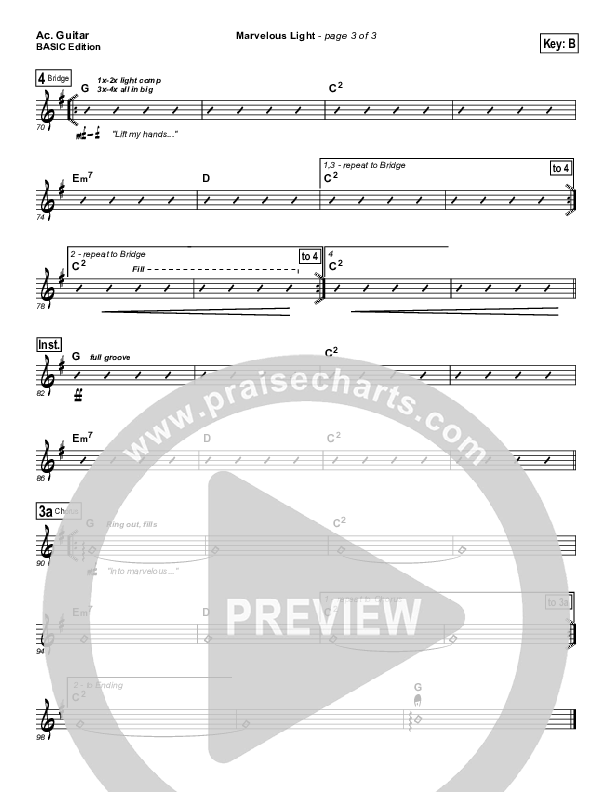 Marvelous Light Acoustic Guitar (Charlie Hall)