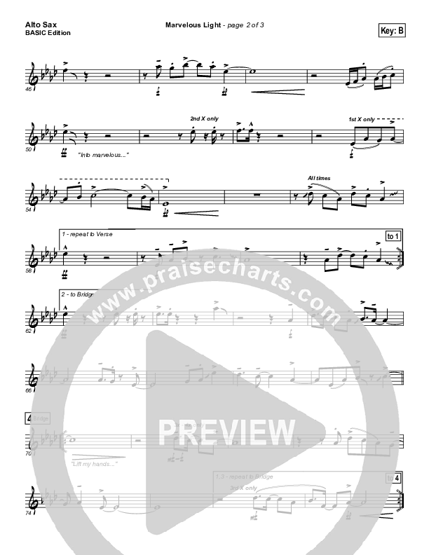 Marvelous Light Alto Sax (Charlie Hall)