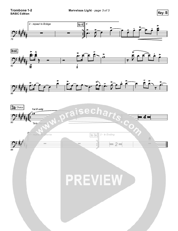 Marvelous Light Trombone 1/2 (Charlie Hall)