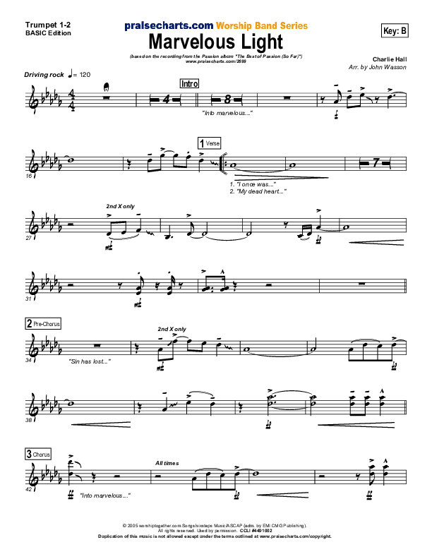 Marvelous Light Trumpet 1,2 (Charlie Hall)