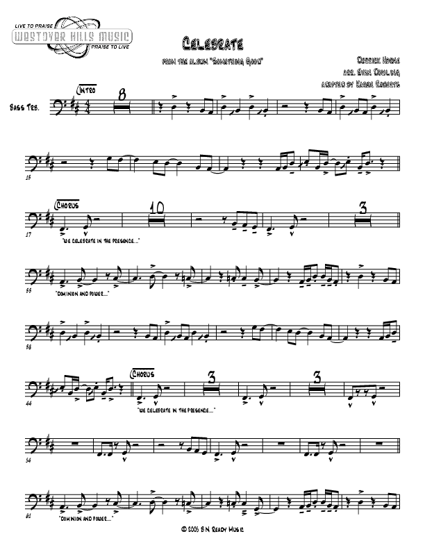 Celebrate Bass Trombone (Jermaine Rodriguez)