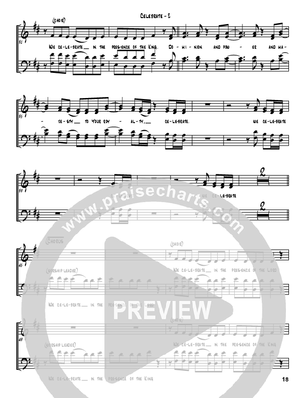 Celebrate Choir Sheet (SATB) (Jermaine Rodriguez)