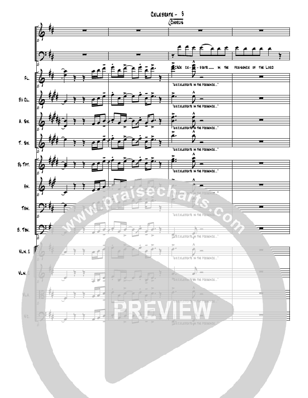 Celebrate Conductor's Score (Jermaine Rodriguez)