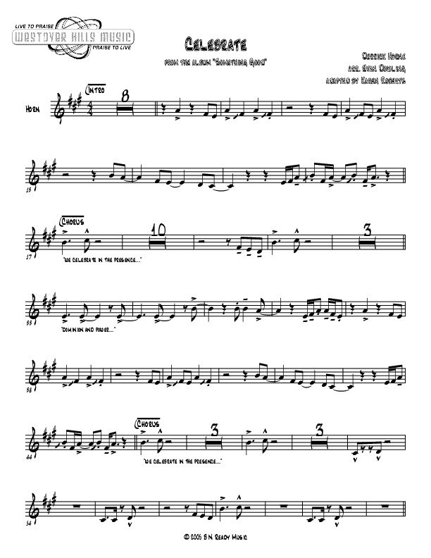 Celebrate French Horn (Jermaine Rodriguez)