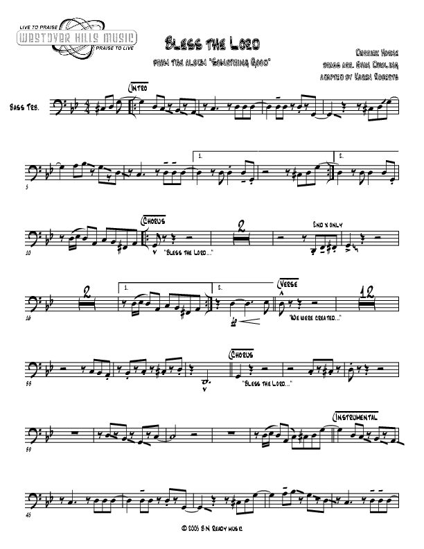 Bless The Lord Bass Trombone (Jermaine Rodriguez)