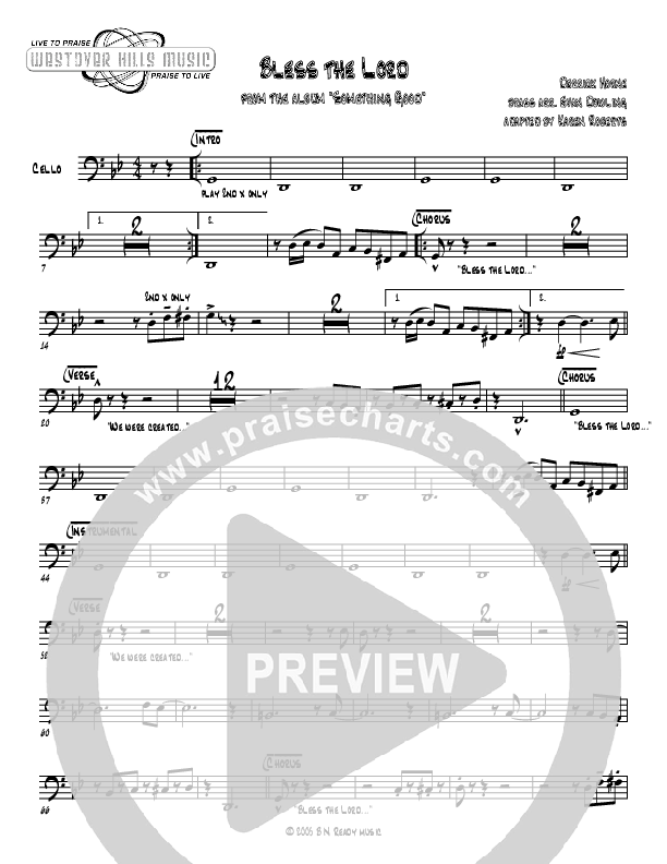 Bless The Lord Cello (Jermaine Rodriguez)