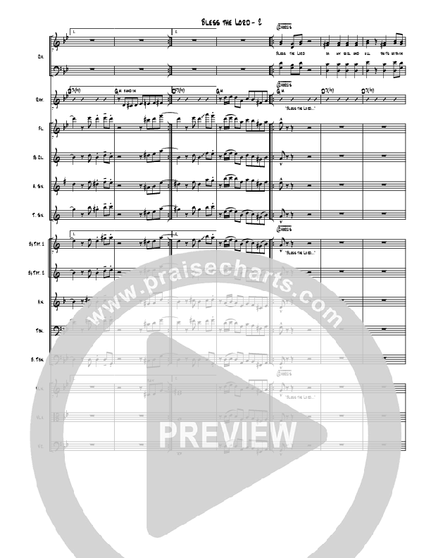 Bless The Lord Orchestration (Jermaine Rodriguez)