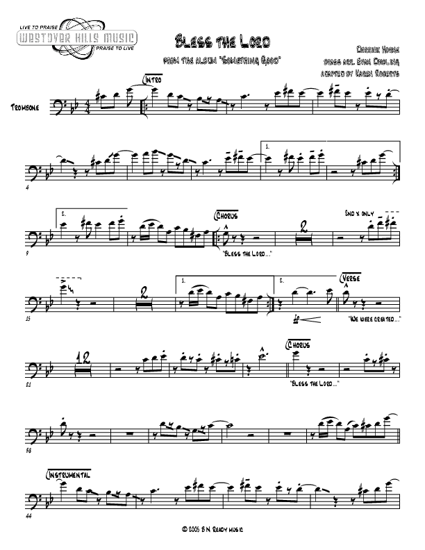 Bless The Lord Trombone (Jermaine Rodriguez)