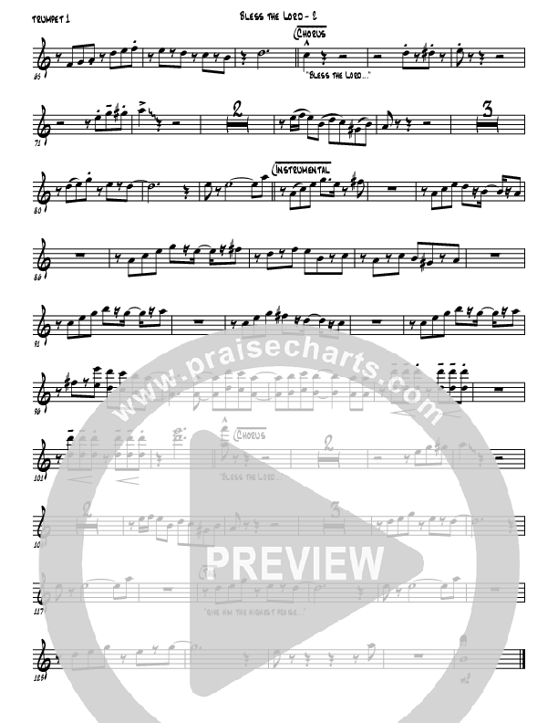 Bless The Lord Trumpet 1 (Jermaine Rodriguez)