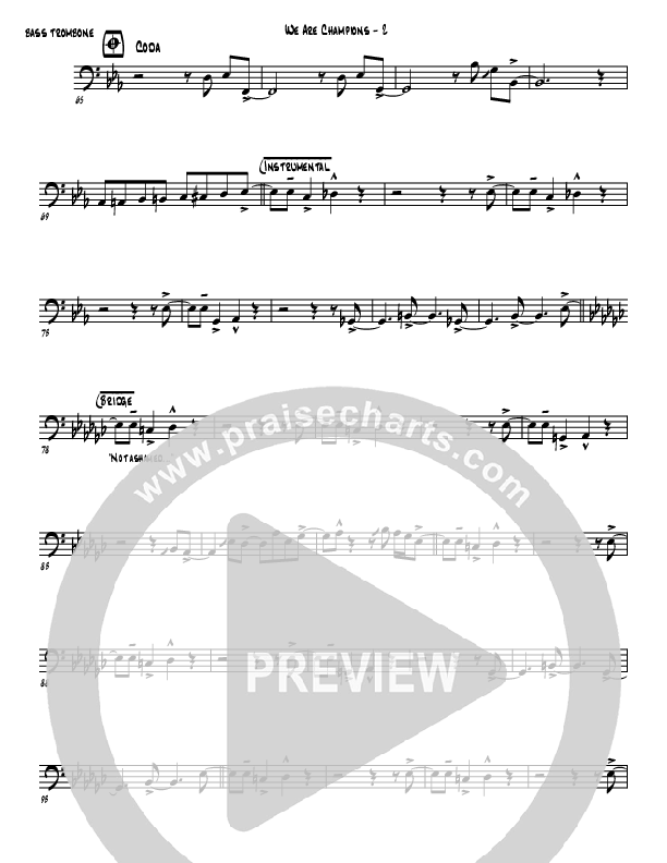 We Are Champions Bass Trombone (Jermaine Rodriguez)