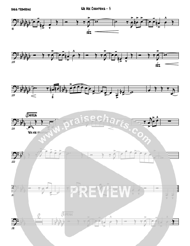 We Are Champions Bass Trombone (Jermaine Rodriguez)