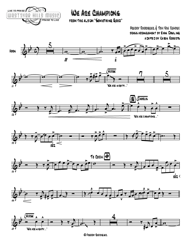 We Are Champions French Horn (Jermaine Rodriguez)