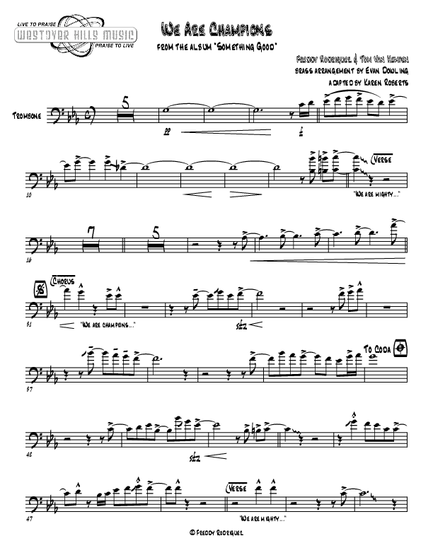 We Are Champions Trombone (Jermaine Rodriguez)