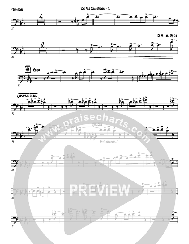 We Are Champions Trombone (Jermaine Rodriguez)