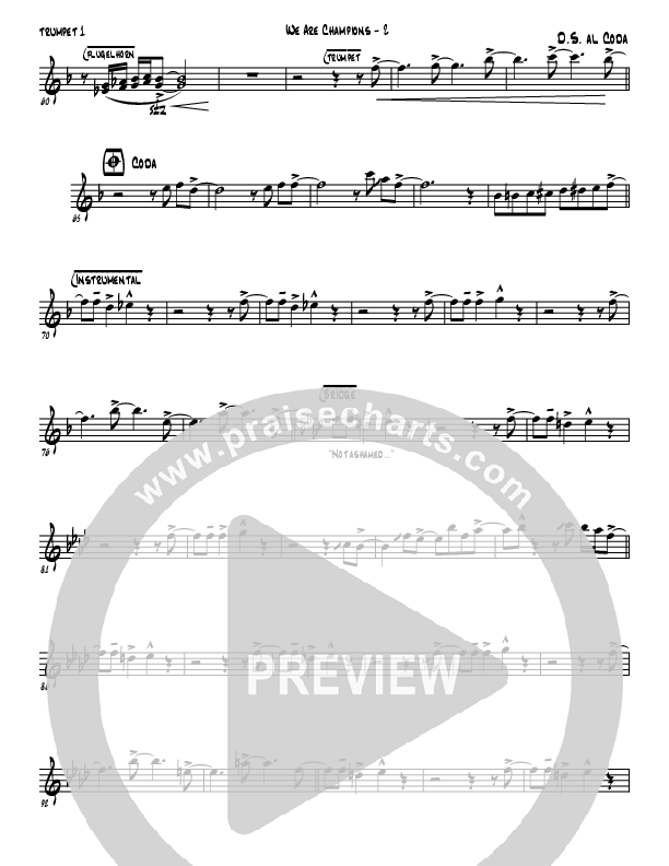 We Are Champions Trumpet 1 (Jermaine Rodriguez)