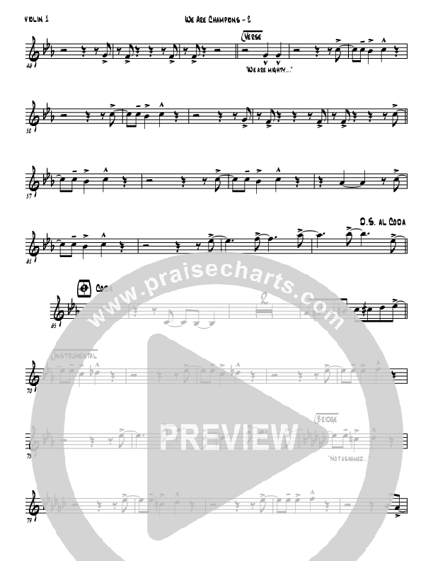 We Are Champions Violin 1 (Jermaine Rodriguez)