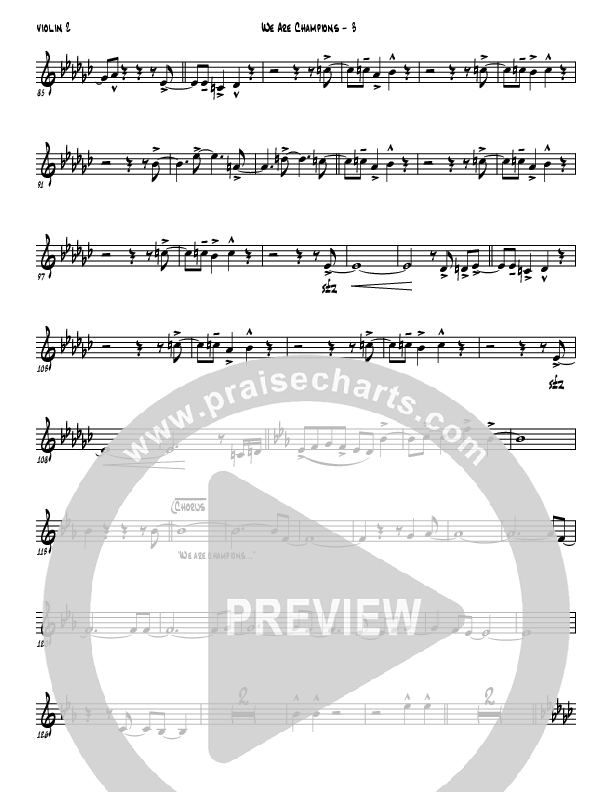 We Are Champions Violin 2 (Jermaine Rodriguez)