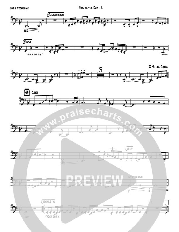 This Is The Day Bass Trombone (Jermaine Rodriguez)