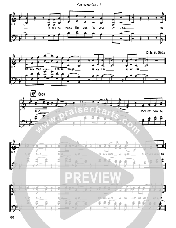 This Is The Day Choir Sheet (Jermaine Rodriguez)