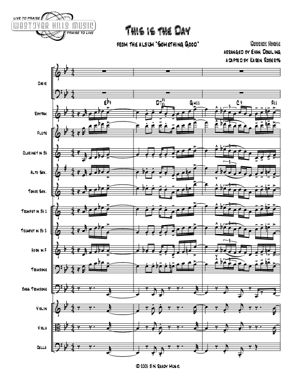 This Is The Day Conductor's Score (Jermaine Rodriguez)