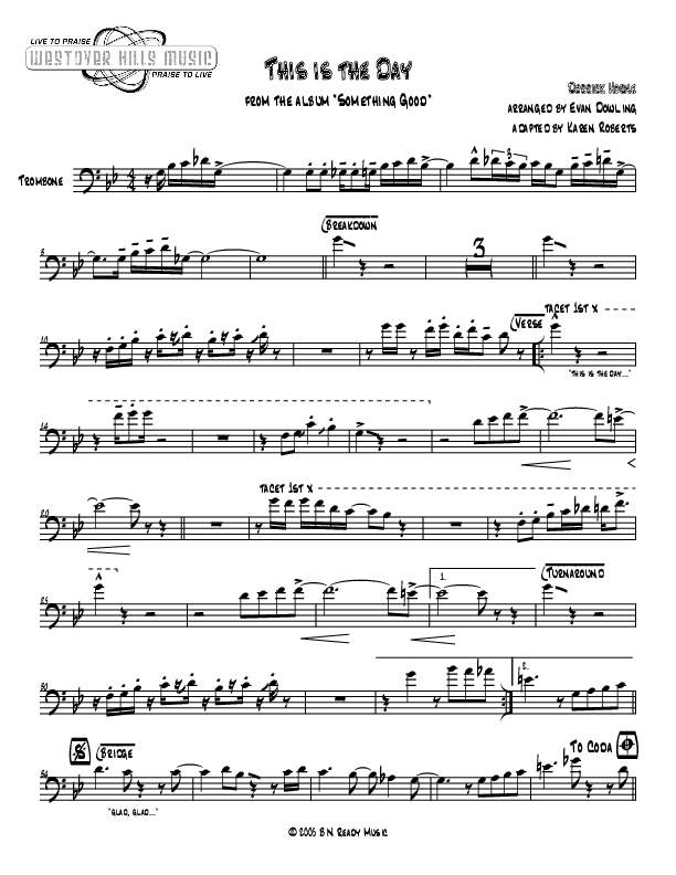 This Is The Day Trombone (Jermaine Rodriguez)