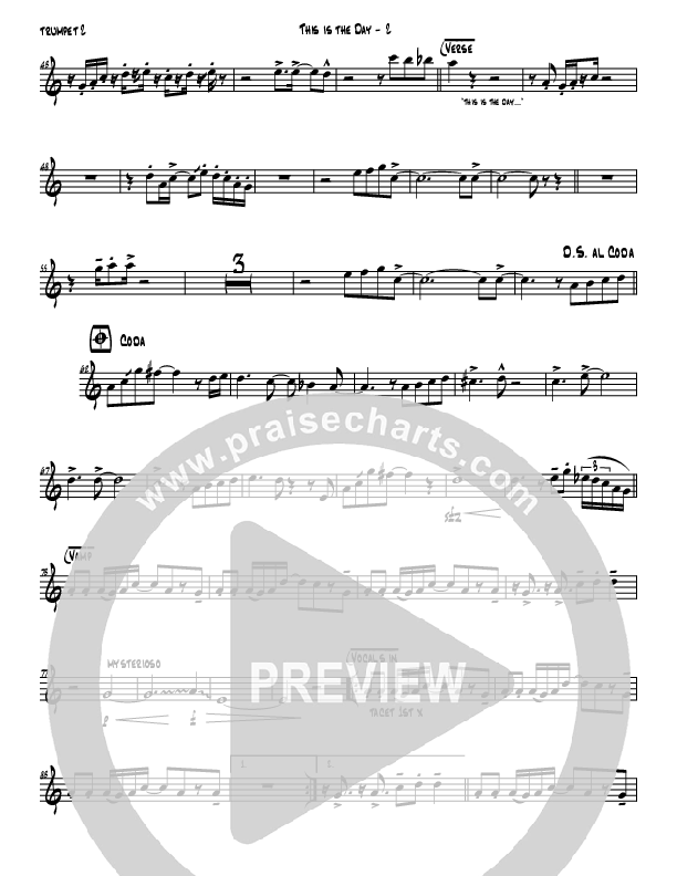This Is The Day Trumpet 2 (Jermaine Rodriguez)