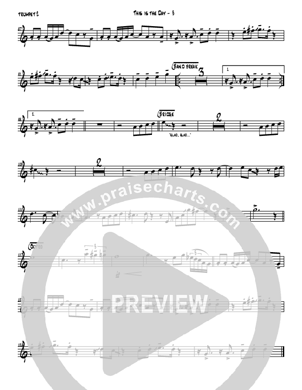 This Is The Day Trumpet 2 (Jermaine Rodriguez)