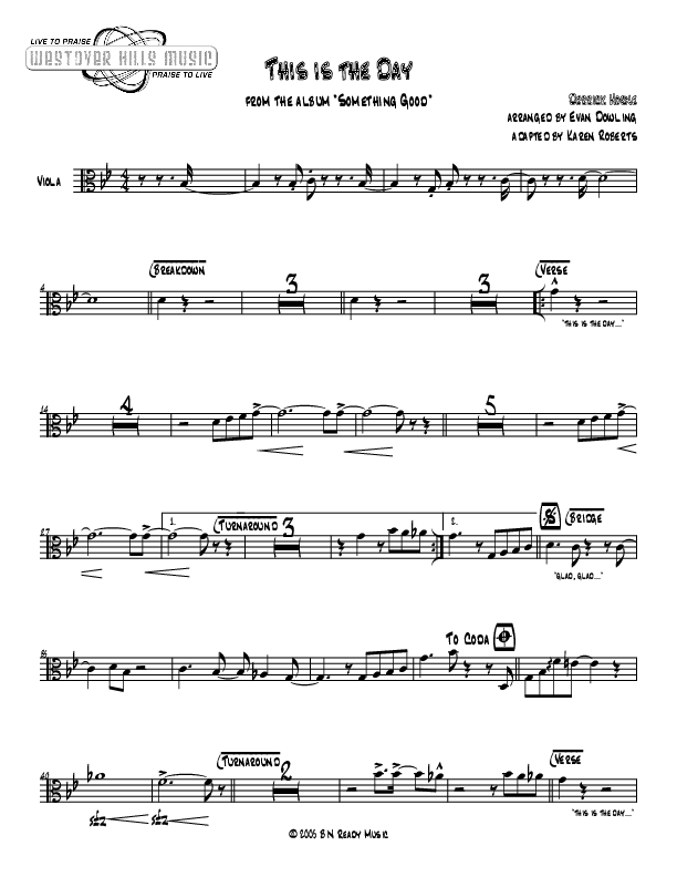 This Is The Day Viola (Jermaine Rodriguez)