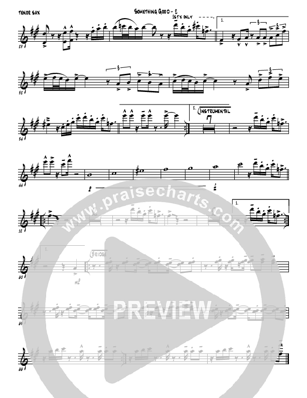 Something Good Tenor Sax 2 (Jermaine Rodriguez)