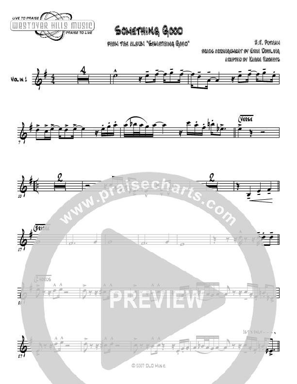 Something Good Violin 1 (Jermaine Rodriguez)