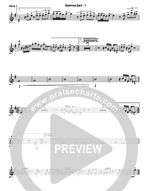 Something Good Violin 1 (Jermaine Rodriguez)