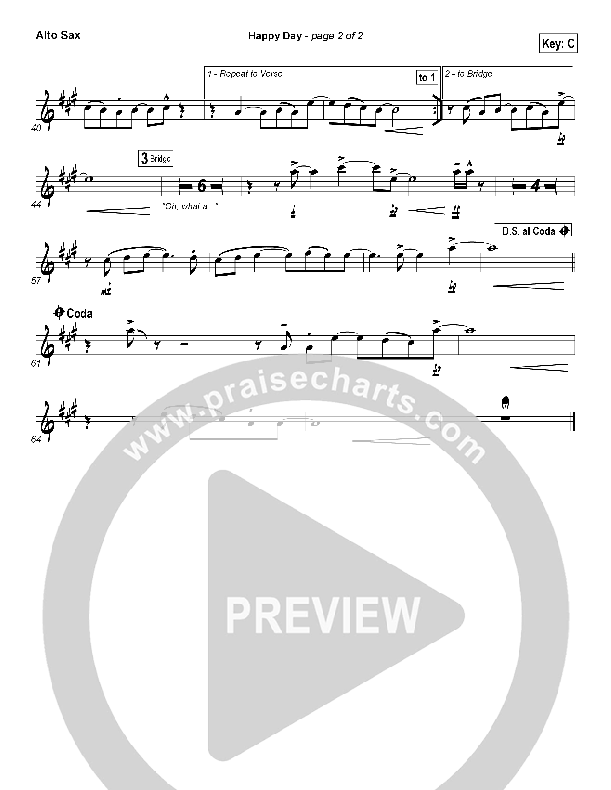 Happy Day Alto Sax (Tim Hughes)