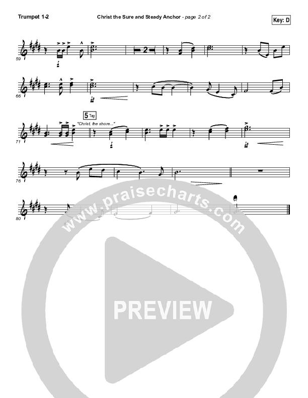 Christ The Sure And Steady Anchor Trumpet 1,2 (Matt Boswell)