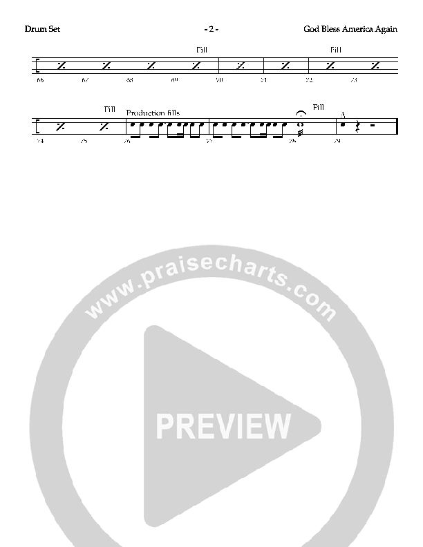 God Bless America Again Drum Set (Mike Harland)