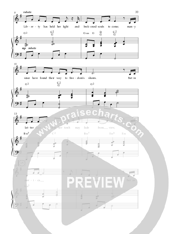 God Bless America Again Piano/Vocal (SATB) (Mike Harland)