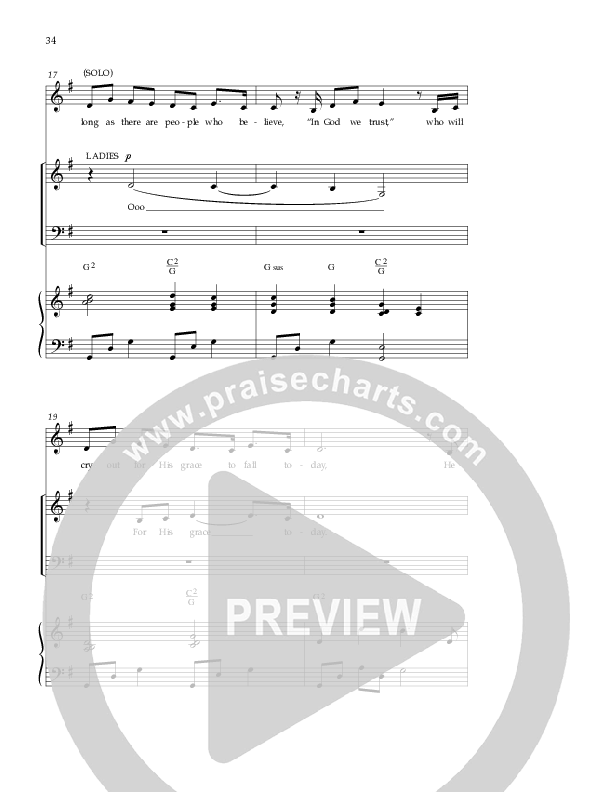 God Bless America Again Piano/Vocal (SATB) (Mike Harland)