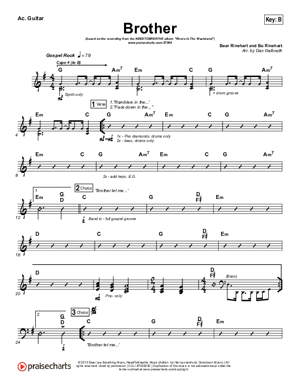 Brother Acoustic Guitar (Needtobreathe)