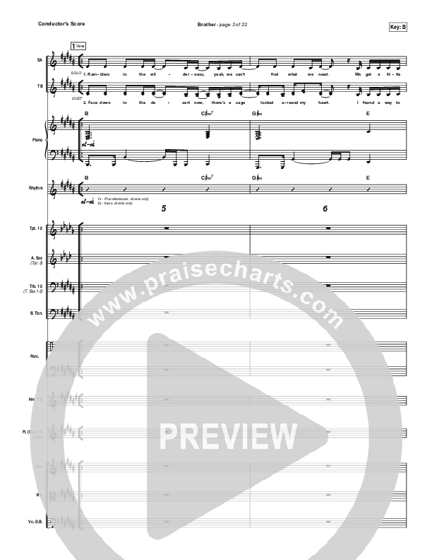 Brother Conductor's Score (Needtobreathe)