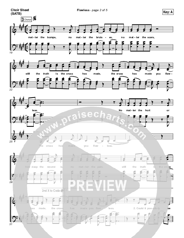 Flawless Choir Vocals (SATB) (MercyMe)