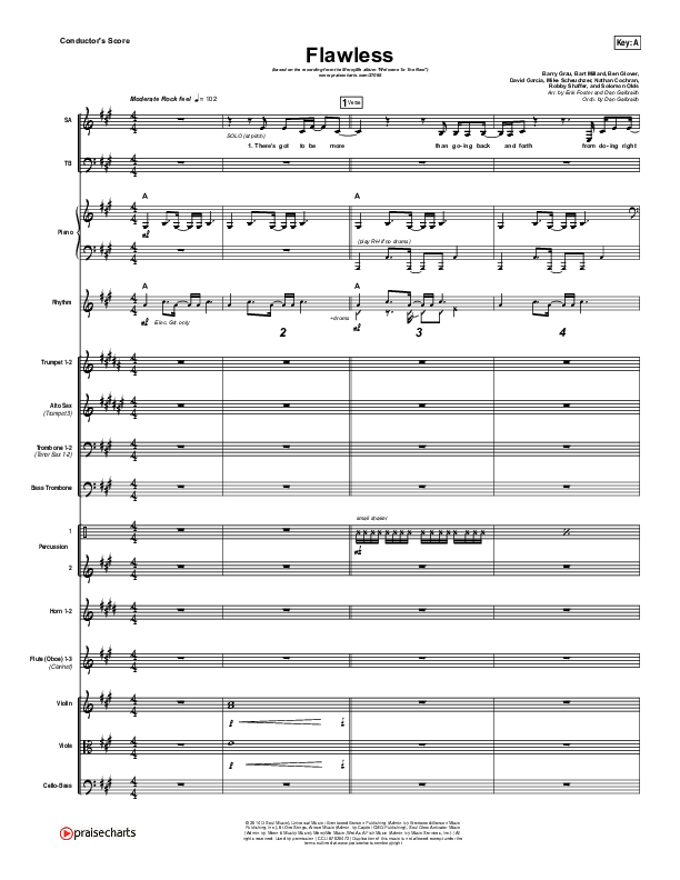Flawless Conductor's Score (MercyMe)