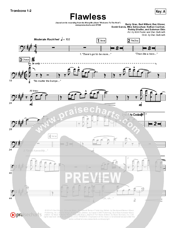 Flawless Trombone 1/2 (MercyMe)
