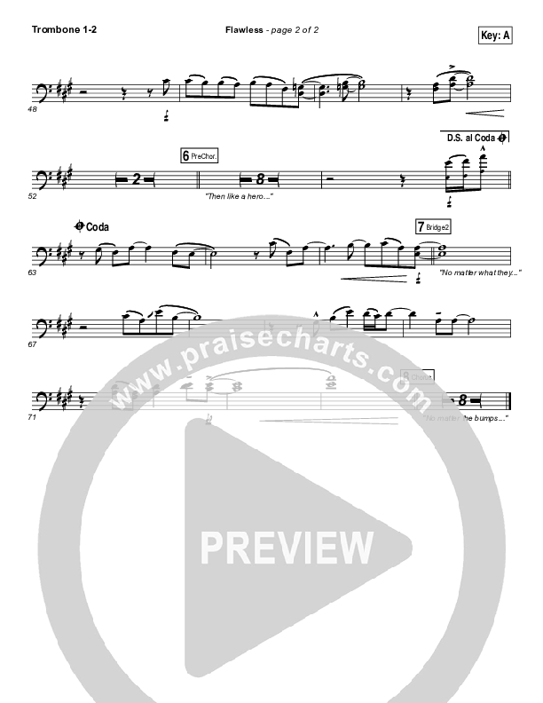 Flawless Trombone 1/2 (MercyMe)