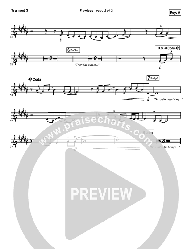 Flawless Trumpet 3 (MercyMe)