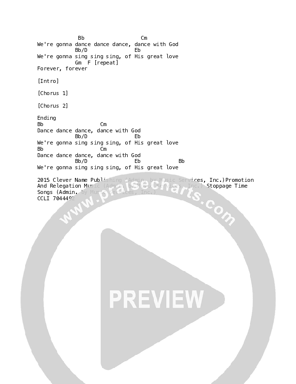 Dance With God Chords & Lyrics (The Neverclaim)