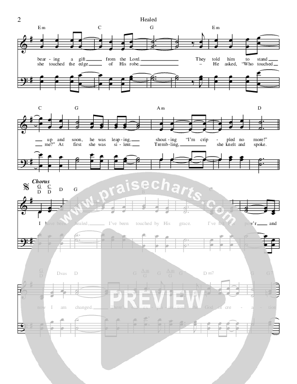 Healed Lead & Piano (Brian Free & Assurance)