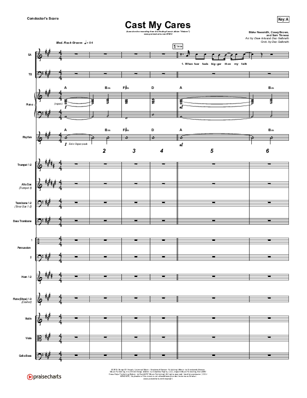 Cast My Cares Orchestration (Finding Favour)