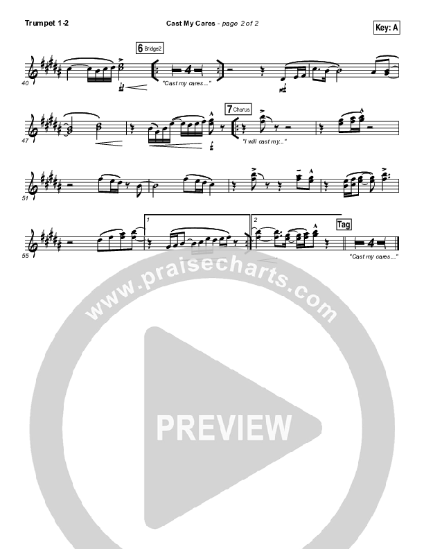 Cast My Cares Brass Pack (Finding Favour)