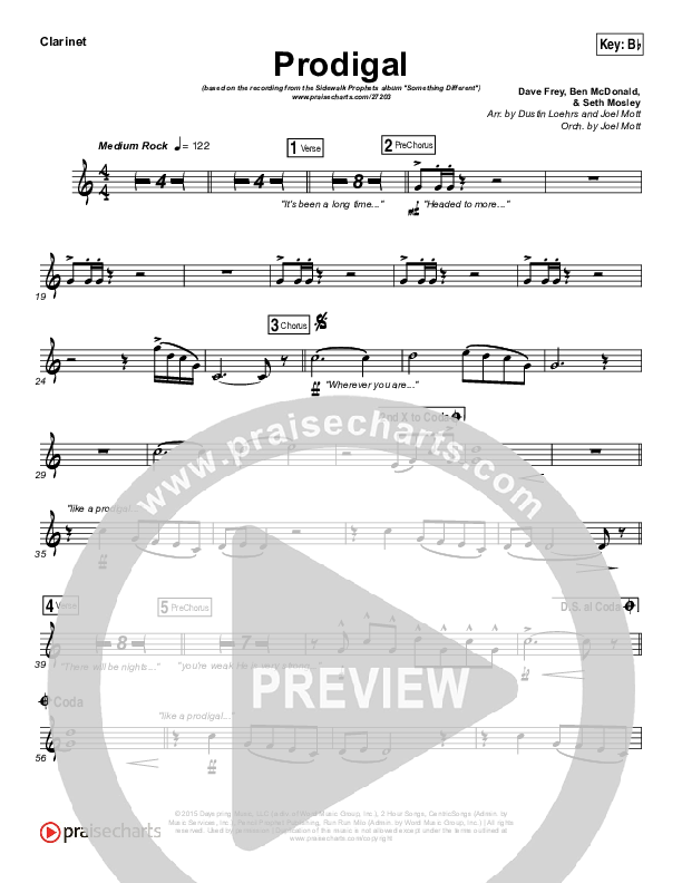 Prodigal Wind Pack (Sidewalk Prophets)