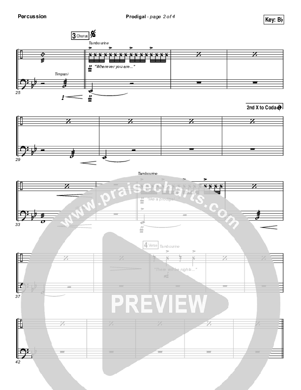 Prodigal Percussion (Sidewalk Prophets)